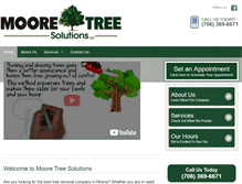 Tablet Screenshot of mooretreesolutions.com